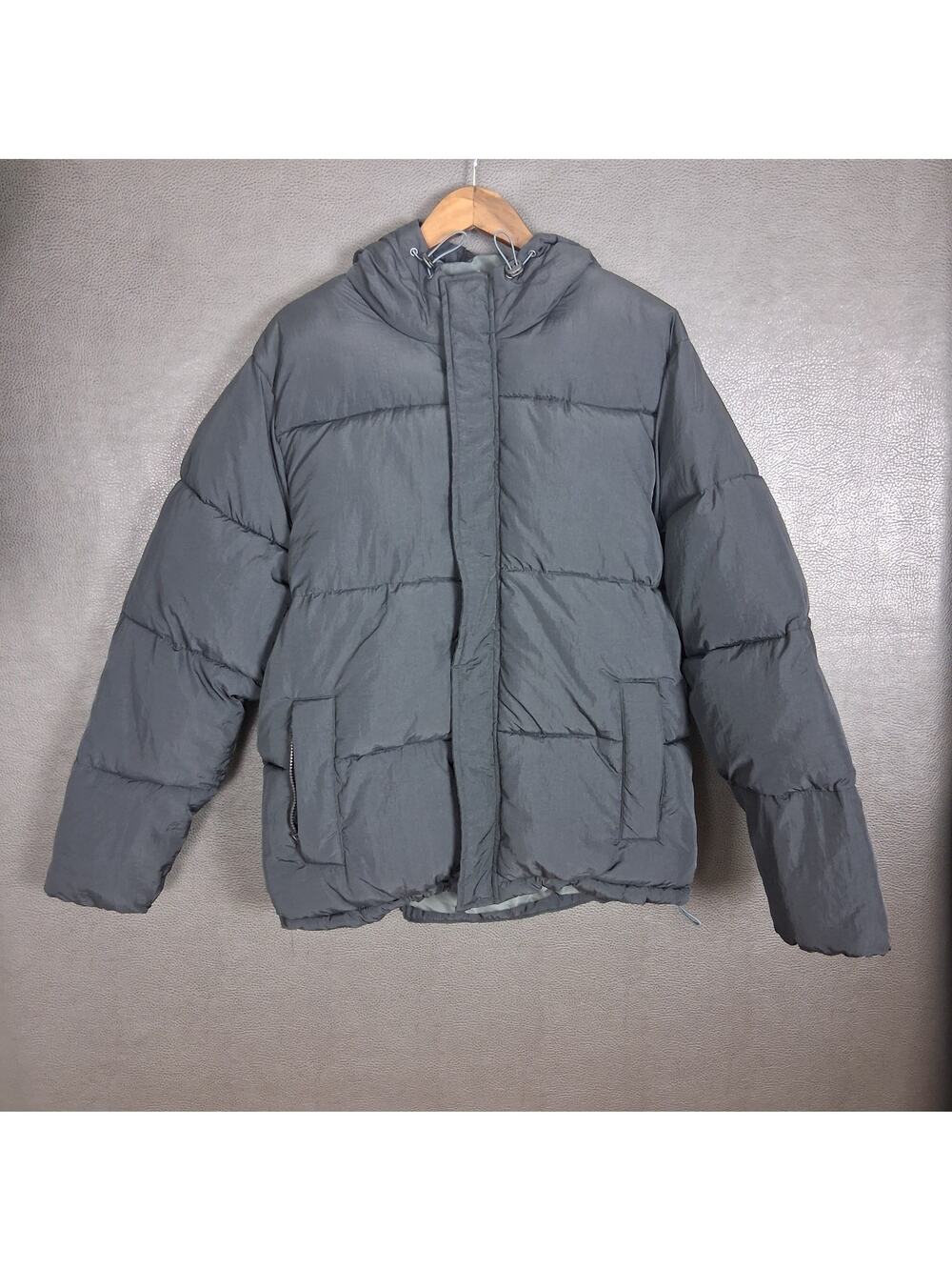 Goodfellow & Co Jacket Mens Large Puffer Wind Water Resistant Winter Cold Black
